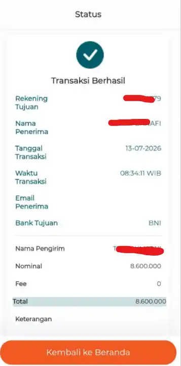Bukti Transfer