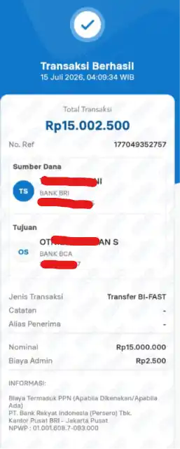 Bukti Transfer