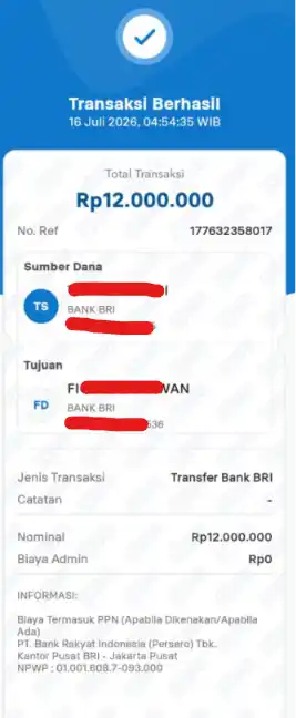 Bukti Transfer