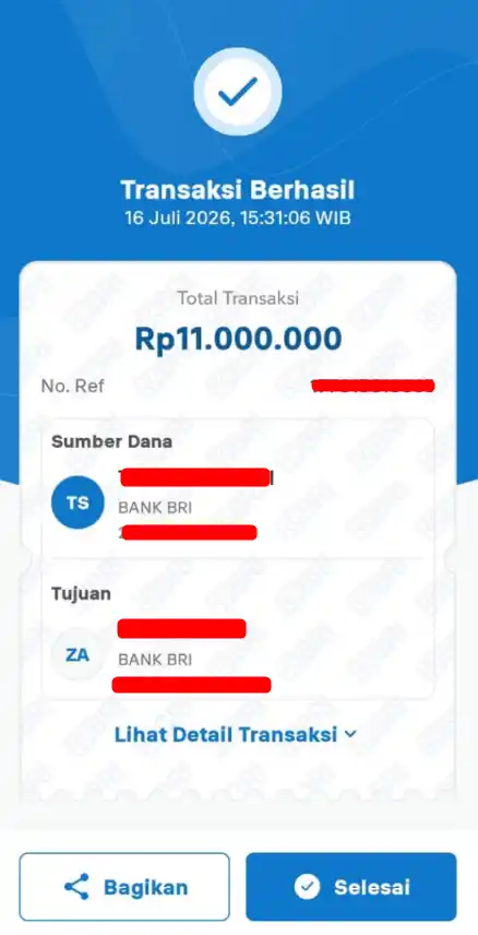 Bukti Transfer