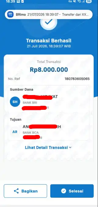 Bukti Transfer