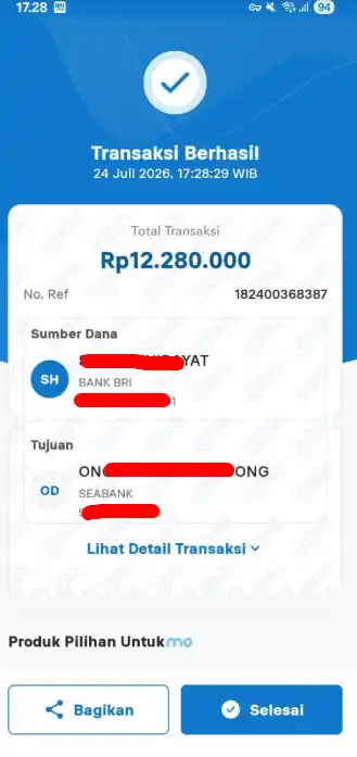 Bukti Transfer