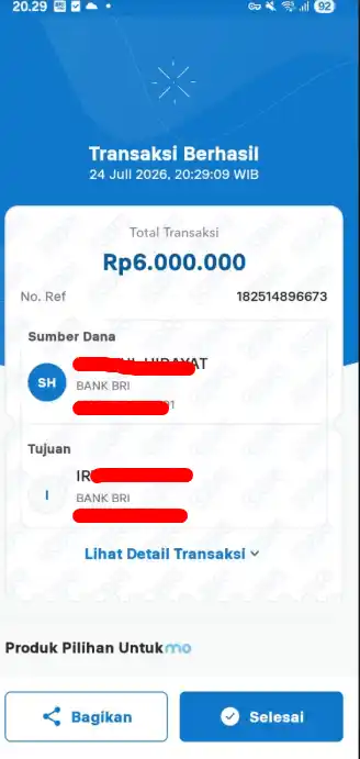 Bukti Transfer