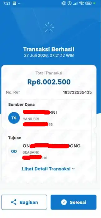 Bukti Transfer