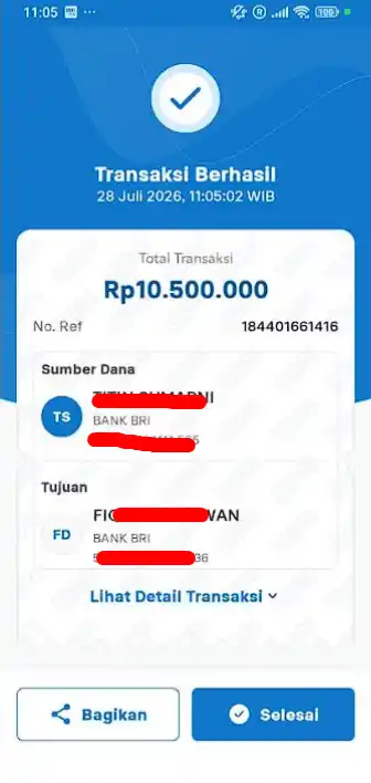 Bukti Transfer