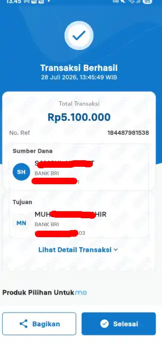Bukti Transfer