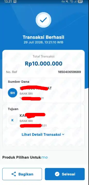 Bukti Transfer