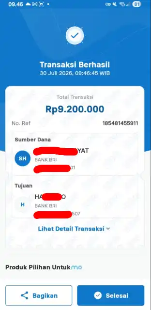 Bukti Transfer