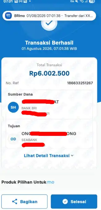 Bukti Transfer