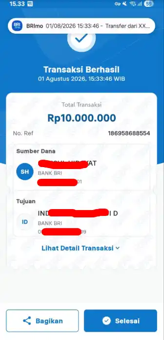 Bukti Transfer
