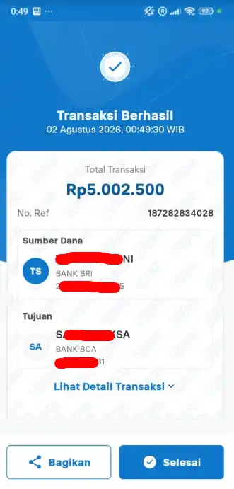 Bukti Transfer