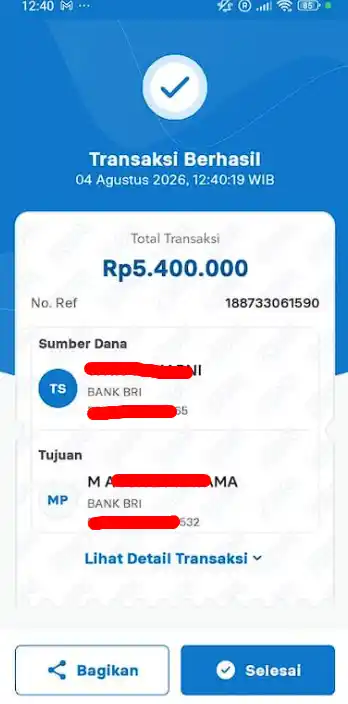 Bukti Transfer