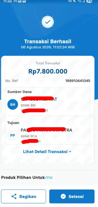 Bukti Transfer